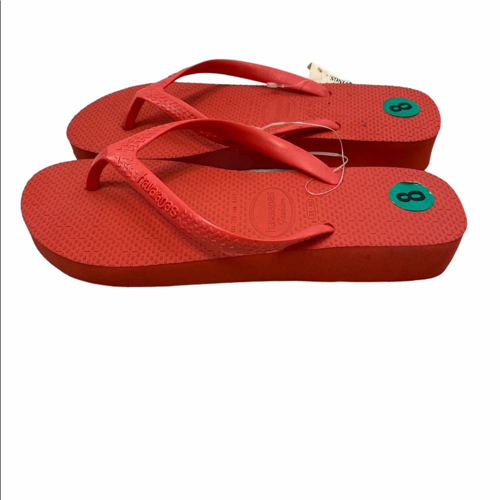 Women’s Havaianas Top Orange Rubber Flip Flops 7_4